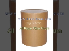 25kg Fiber Board Drum Eco Friendly Durable  Fiber Drum With Lid